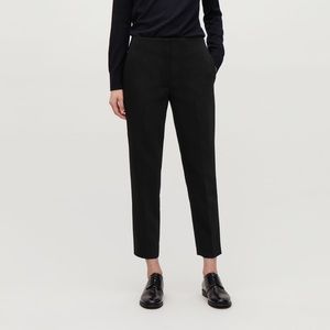 COS stretch tailored trousers